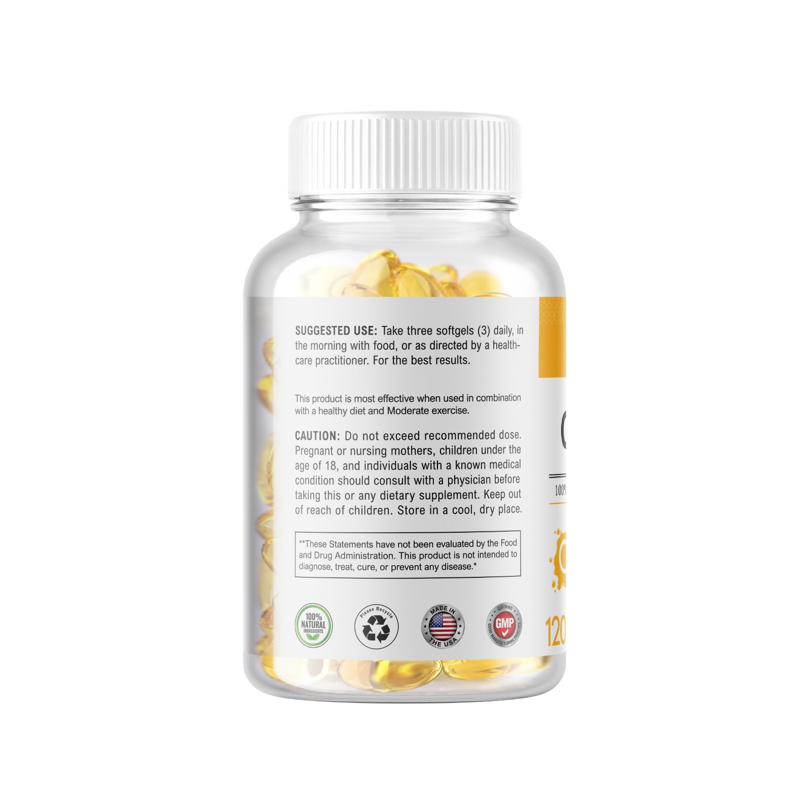 Omega 3 Fish Oil 2500MG 360 Softgels (120 Serv) 5x Strength USA MADE Shipped