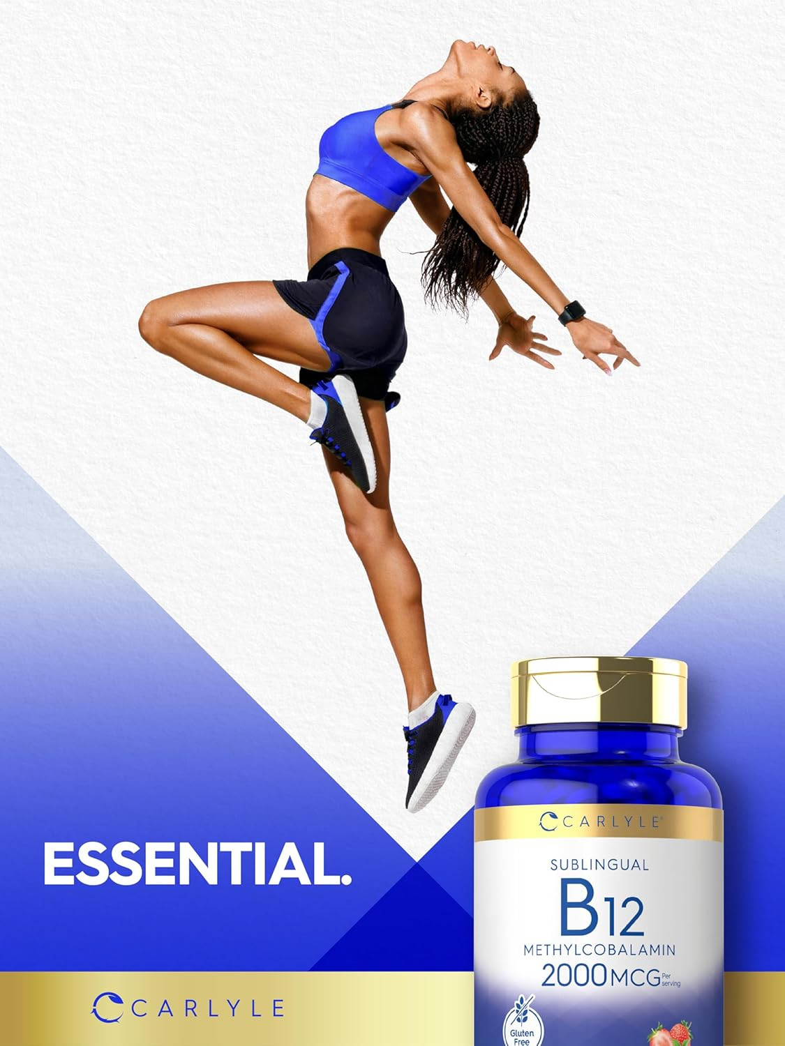 B12 Vitamin 2000 Mcg | 240 Fast Dissolve Tablets | Sublingual Methylcobalamin |