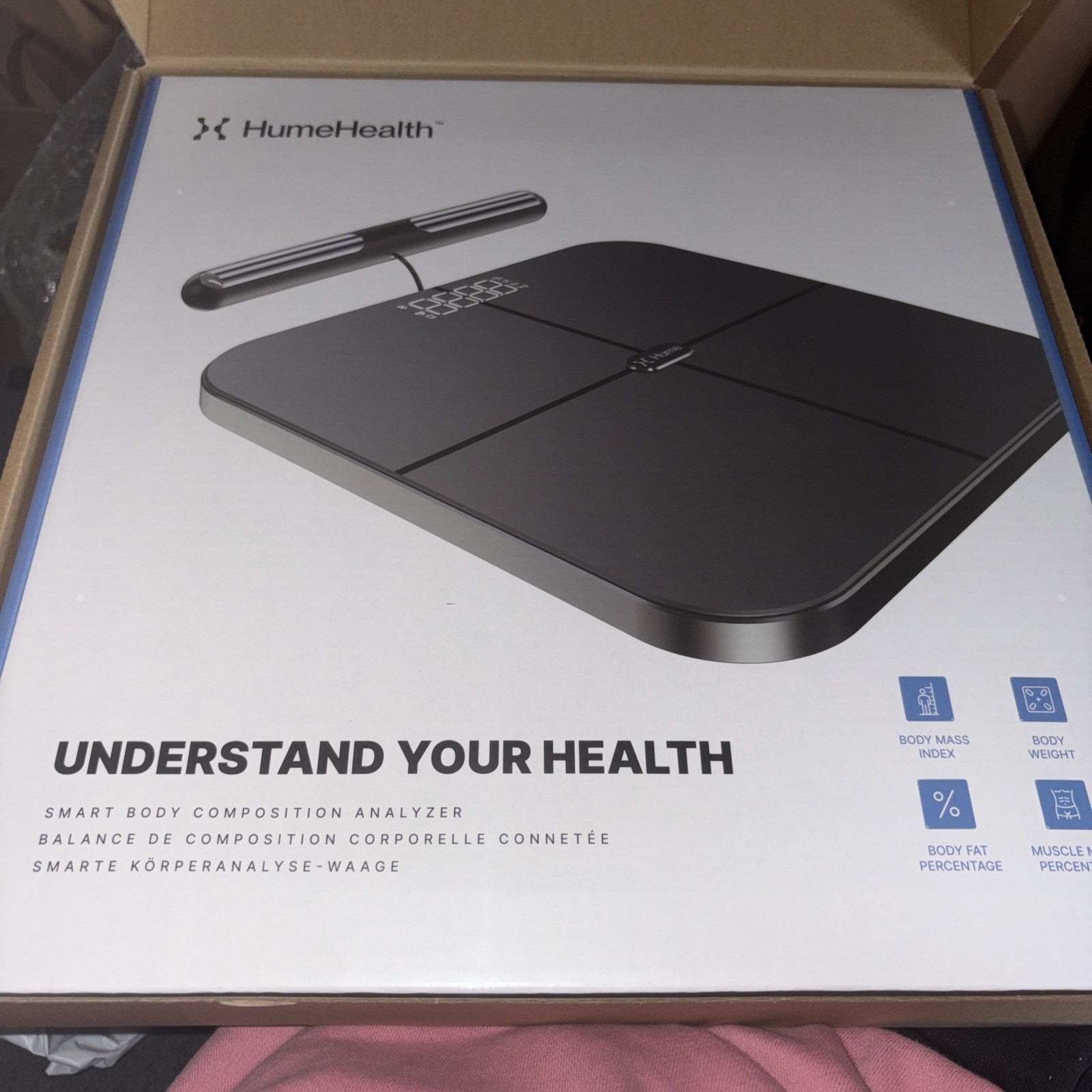 Hume Health The Body Pod Home Health Smart Body Composition Analyzer Scale New