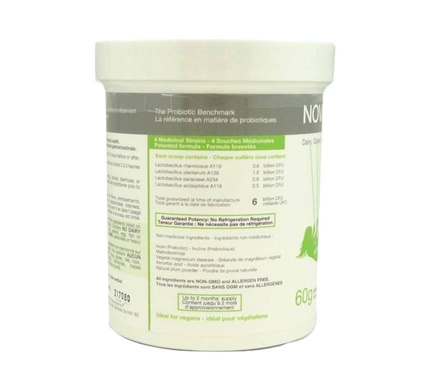 NOVA PROBIOTICS Vegan KID 1-12 Years 6 Billion Probiotics per Scoop -60g powder
