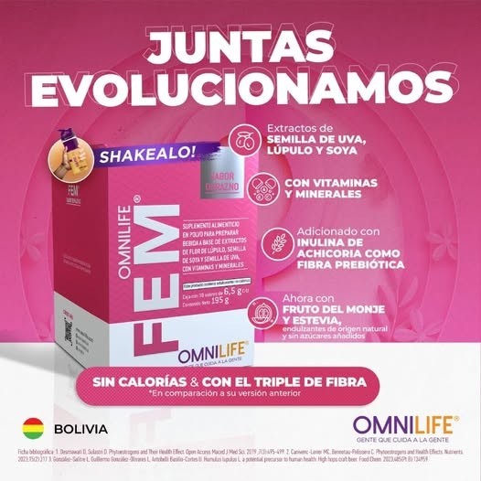 OMNILIFE FEM WOMAN TEENS Helps maintain healthy hormonal balance with 30 Packets