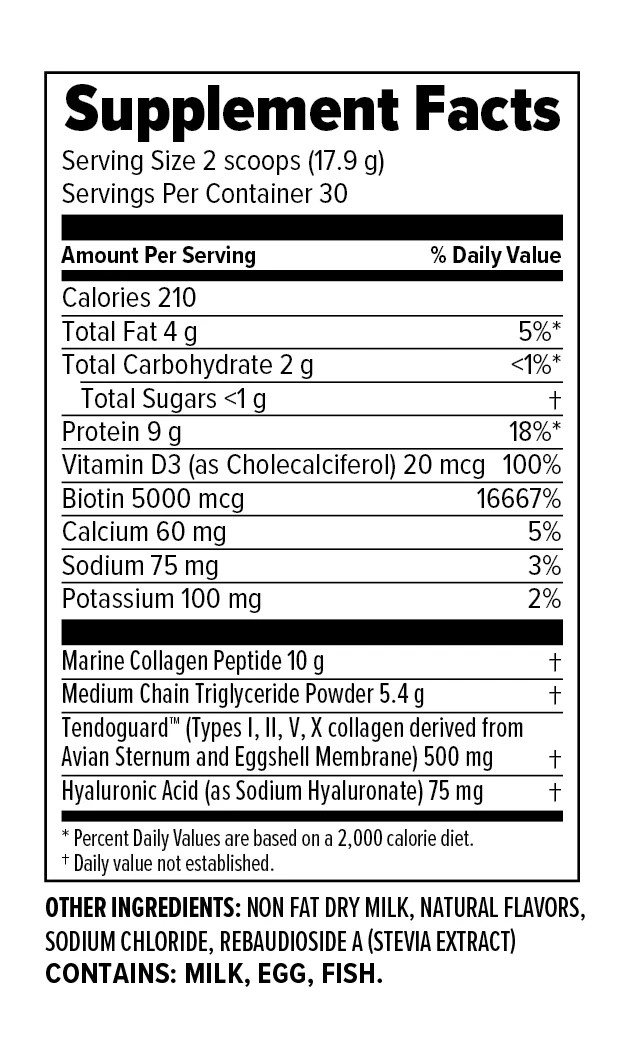 bHIP b:flex Collagen Blend – Skin, Hair, Joints & Nails Support USA Stock