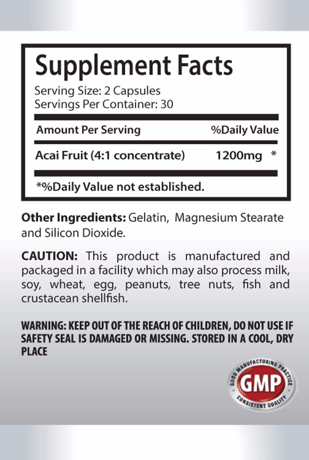 ACAI BERRY CLEANSE – Acai Berry Supplement, Organic Acai Berry, Extract 3Bot