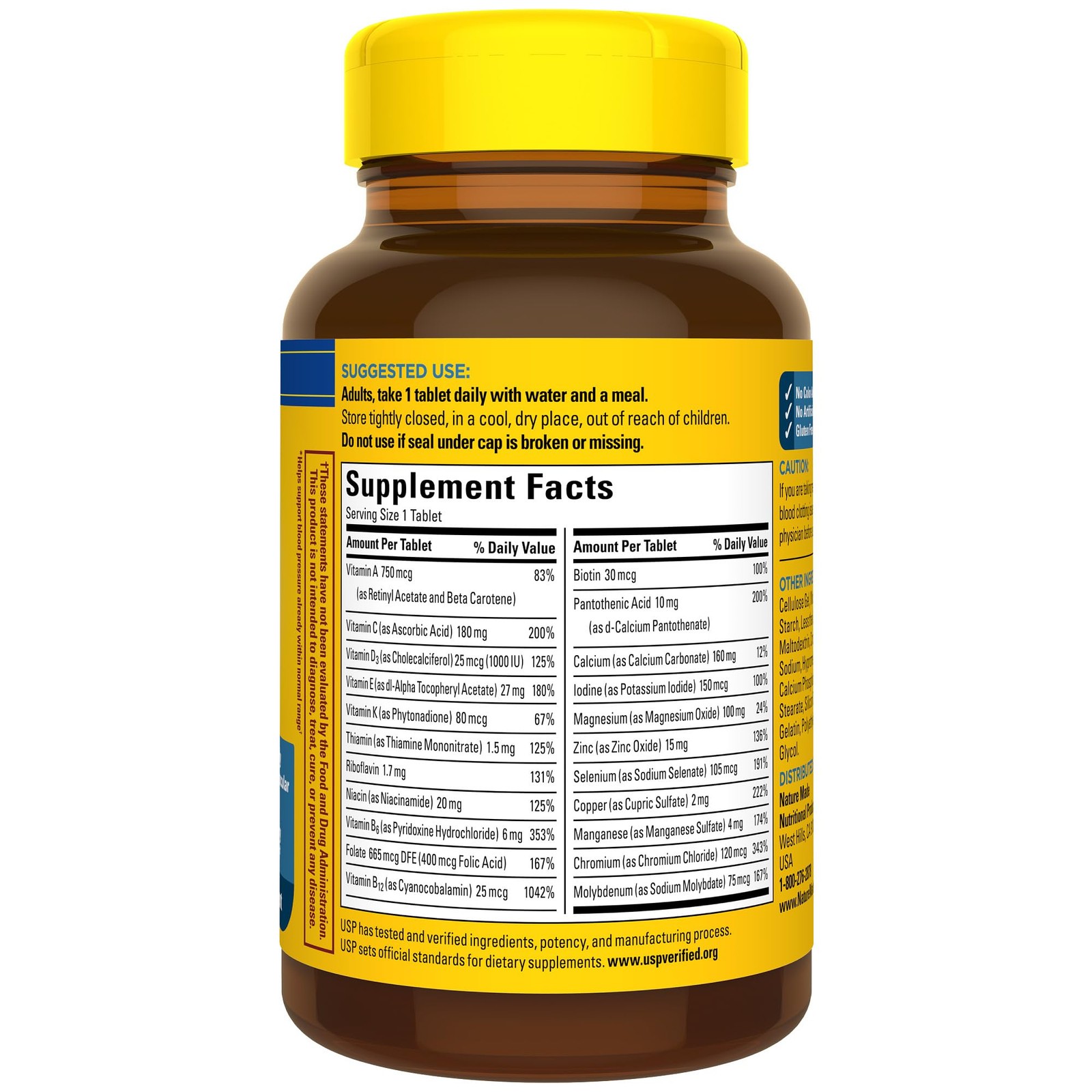 Nature Made Multivitamin for Men Over 50, Mens 90 Count (Pack of 1)