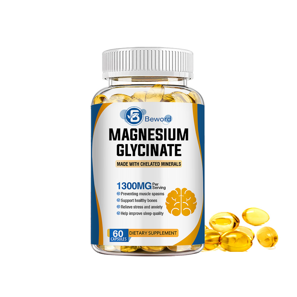 1330mg Magnesium Glycinate High Absorption,Improved Sleep,Stress,Anxiety Relief