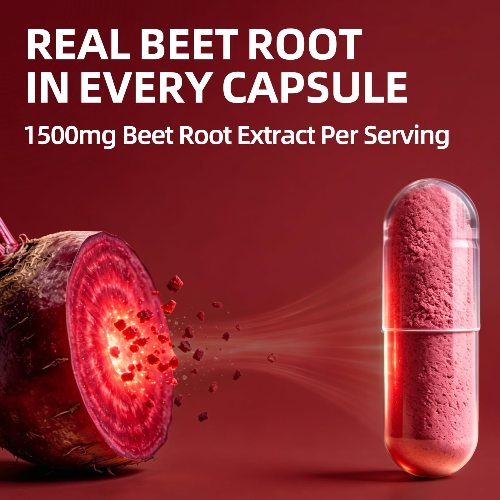 Beet Root Capules Beet Root Powder with Hawthorn Berry, CoQ10, Garlic Bulb, …