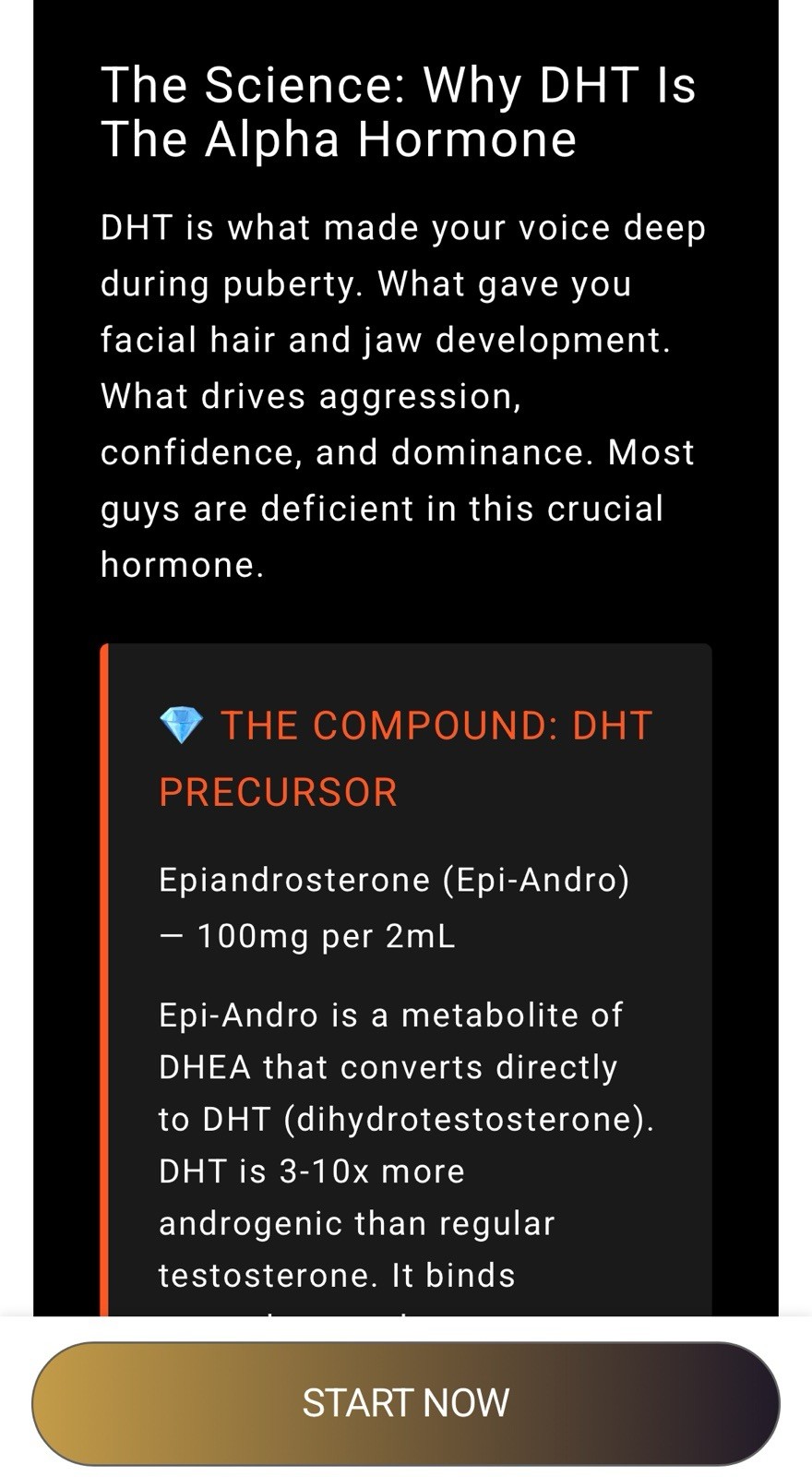 Epi/AlphaTest Stack 2 Step Precursor 2 Epi Andro5DHEA By Vintage Muscle 💪 🔥