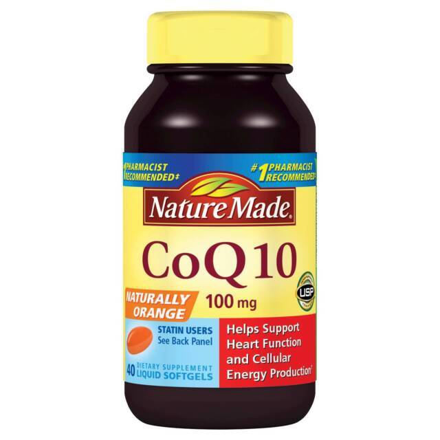 Nature Made CoQ10 100 mg 40 Soft gels (9/2026+)