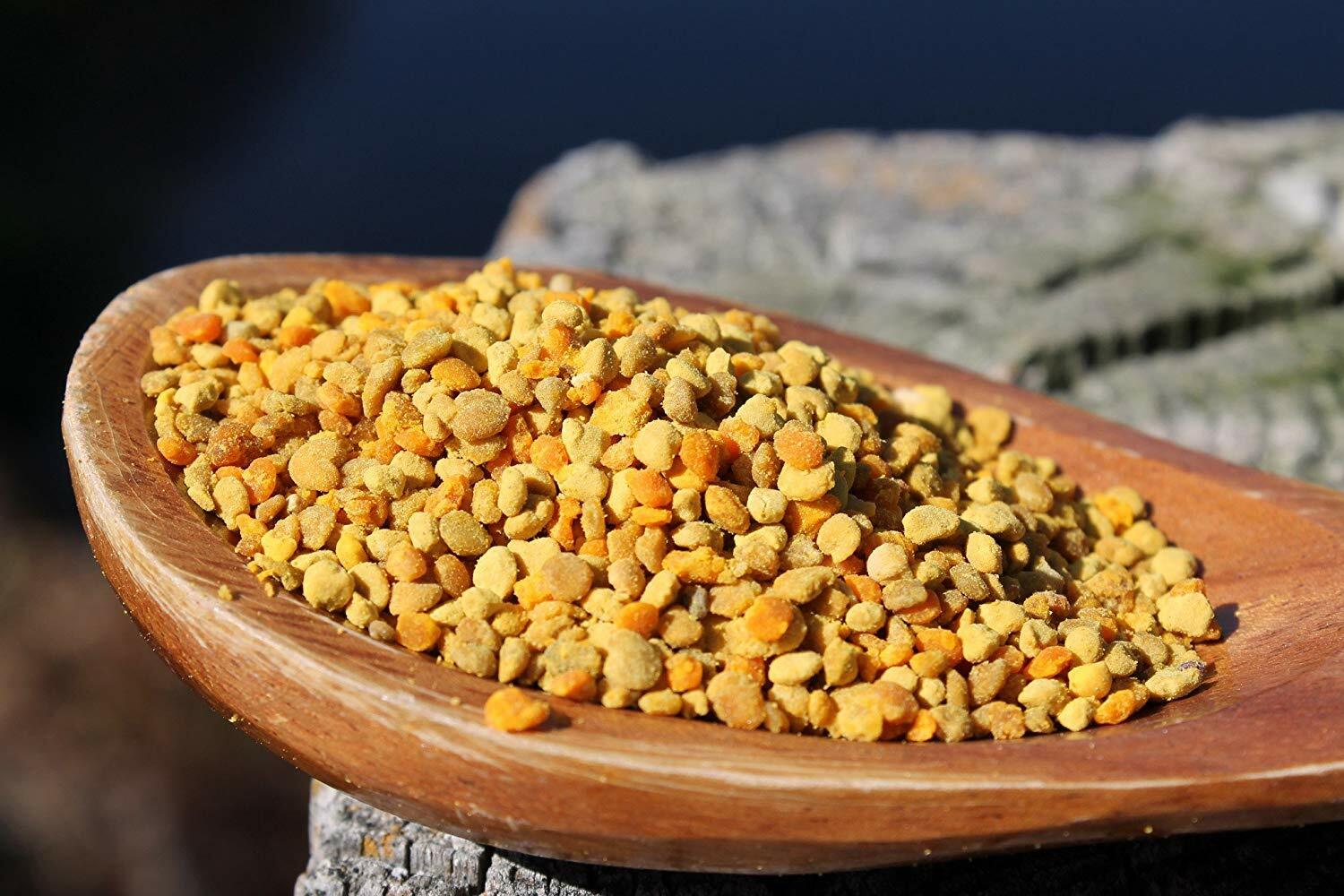 Fresh Bee Pollen Pure Raw Natural Nebraska Bee Pollen 8oz Jar