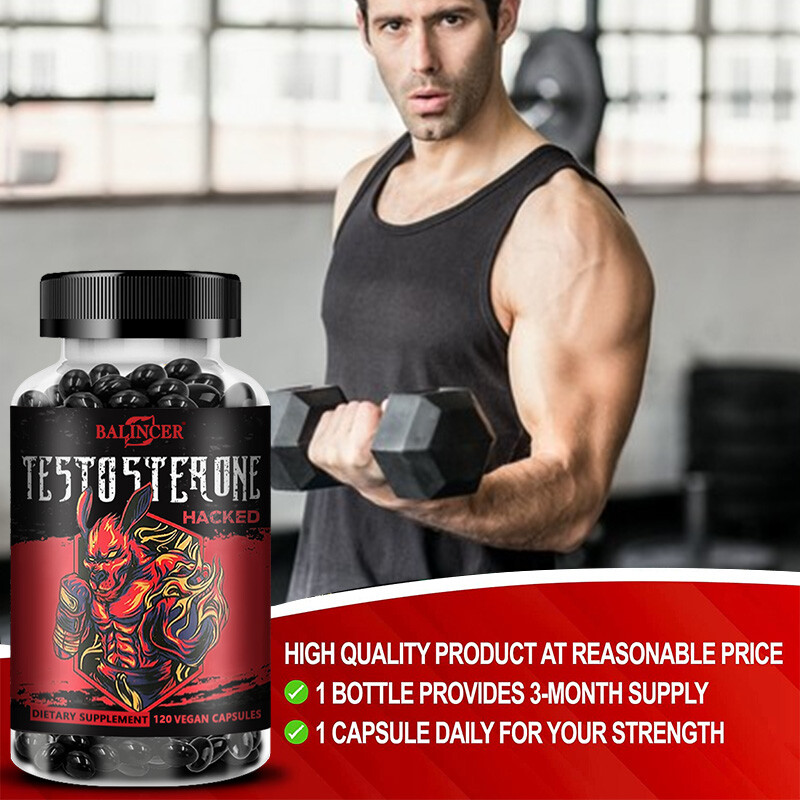 Testosterone Booster – Increase Energy, Improve Muscle Strength & Growth