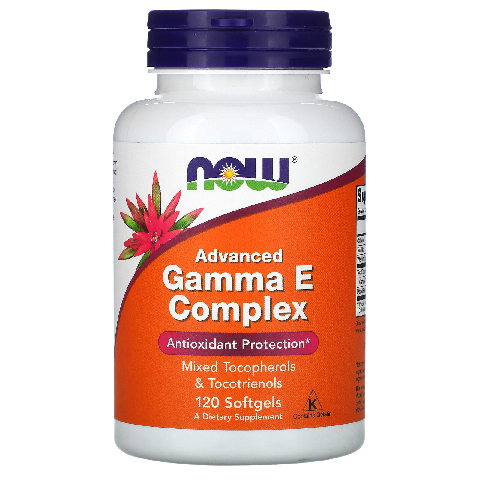 Now Foods Gamma E Complex Advanced 120 Softgels GMP Quality Assured