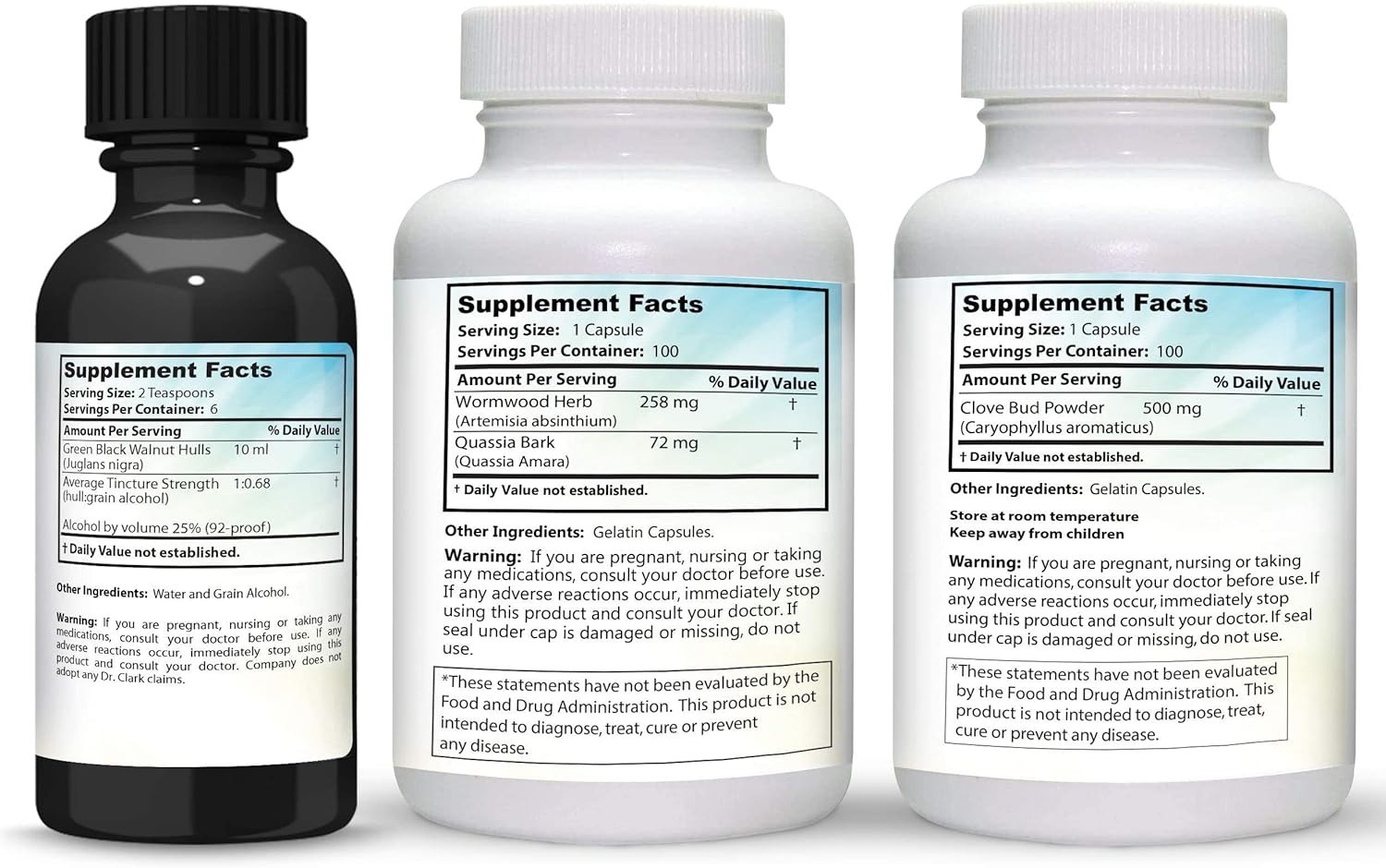 Intestine Support & Cleanse Kit with Green Tincture for Optimal Digestive Health