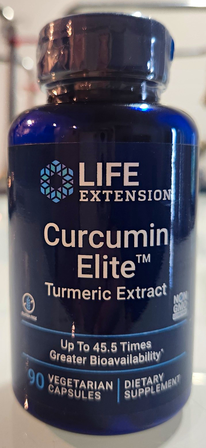 Life Extension Curcumin Elite Turmeric Extract 500mg 90 Veg Caps Non-GMO