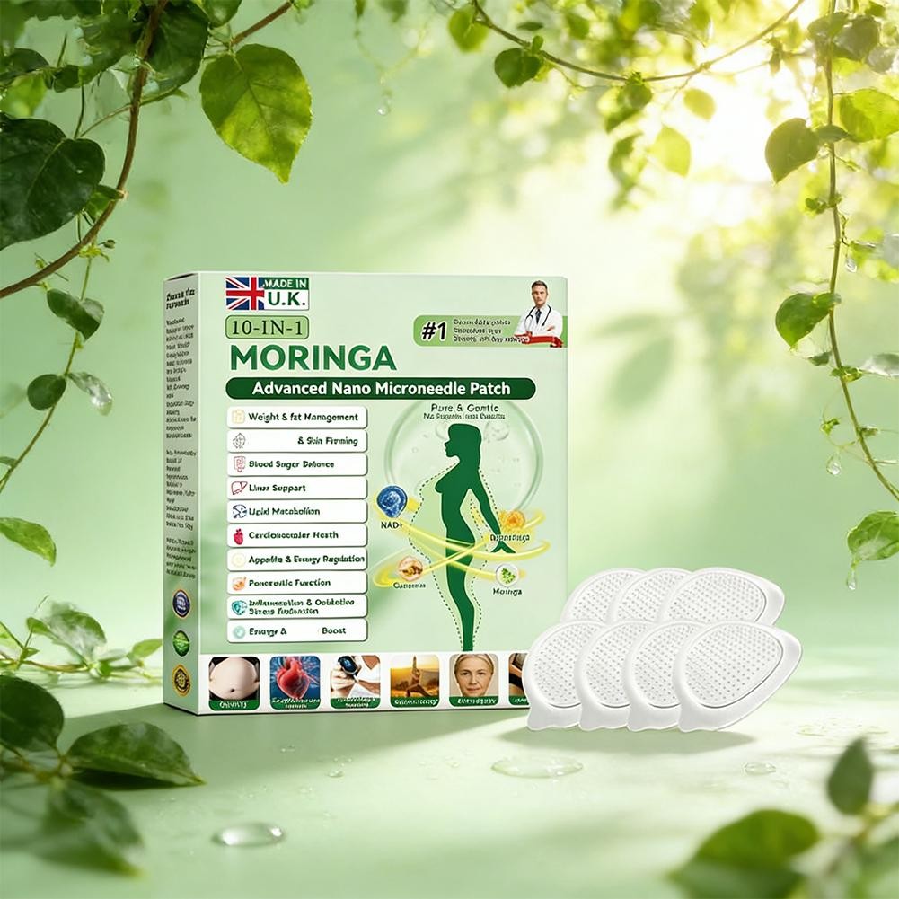 10-in-1 Moringa Advanced Nano Microneedle Patch Skin 7pcs/box Firming