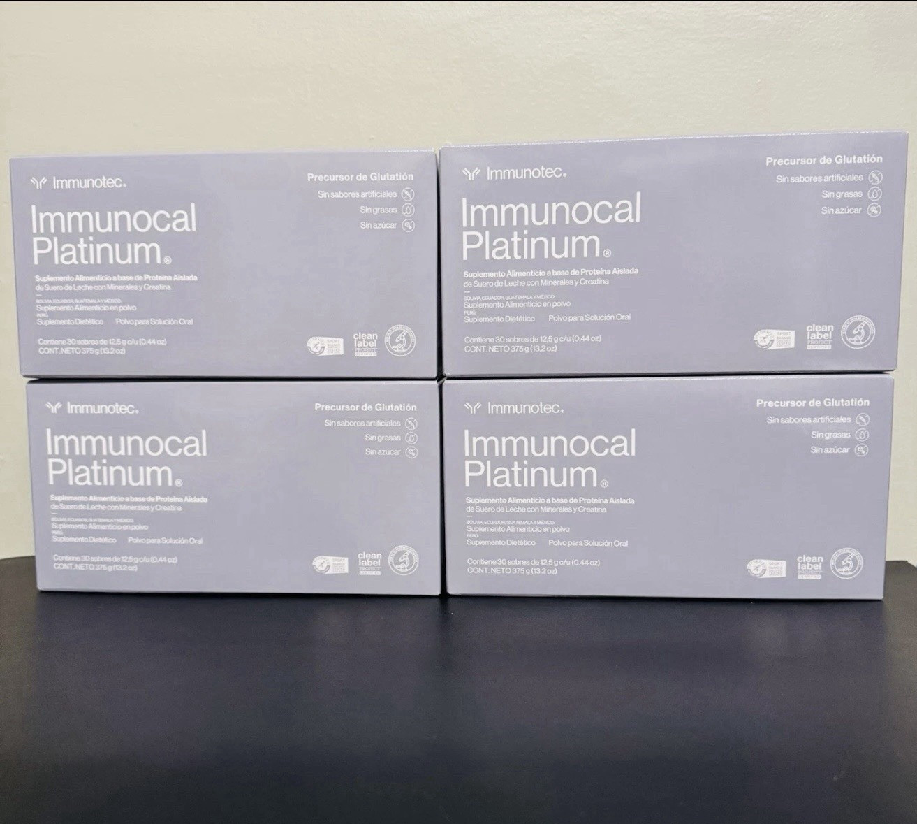 Immunotec Immunocal Platinum Glutathione Precursor Powder Sugar-Free Lot 4