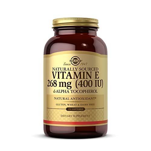 Solgar Vitamin E 268 mg 400 IU Alpha 250 Softgels