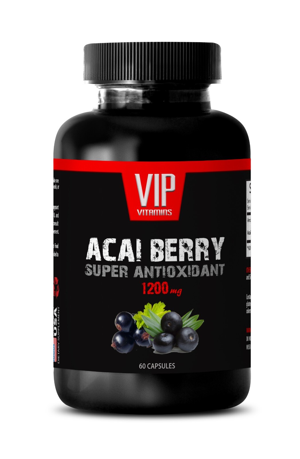 Tropical flavor – ACAI BERRY – Nutrient-rich snack 1 Bottle 60 Capsules