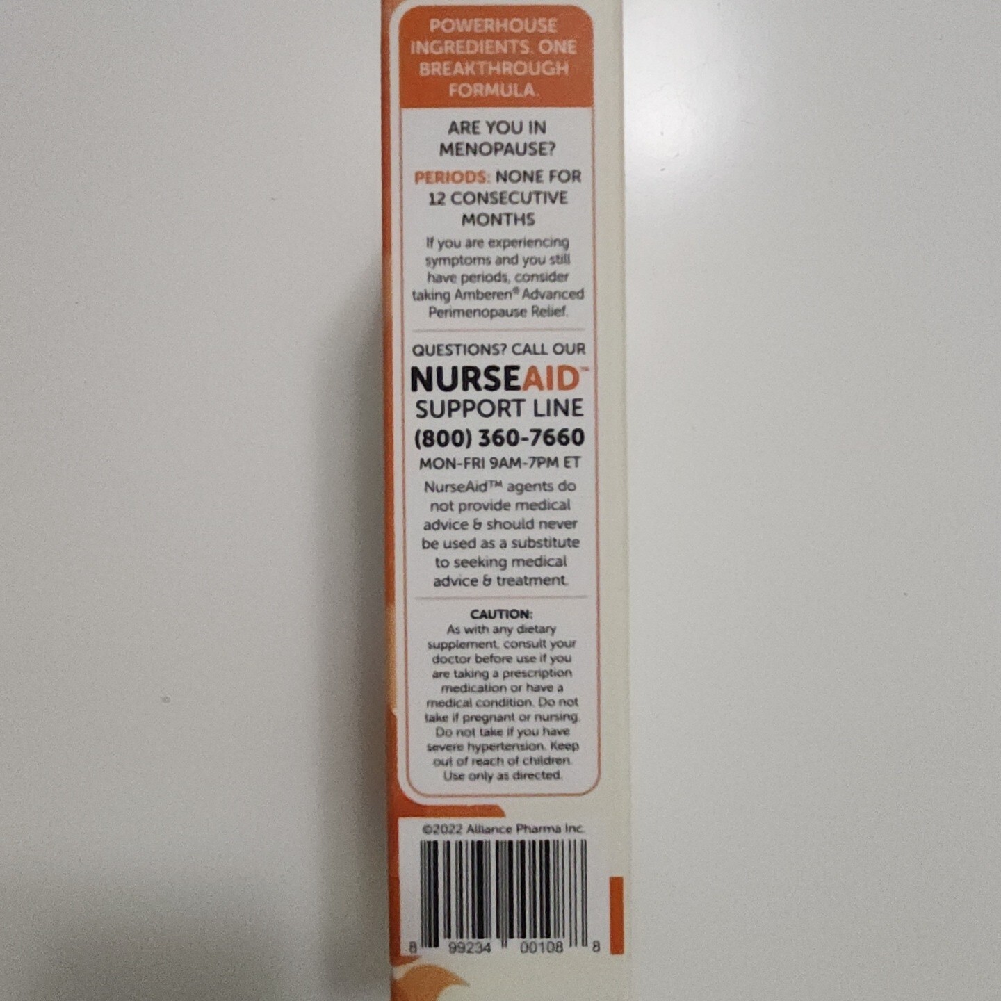 Amberen multi symptom Menopause Relief Capsules 60 caps Exp 2025+