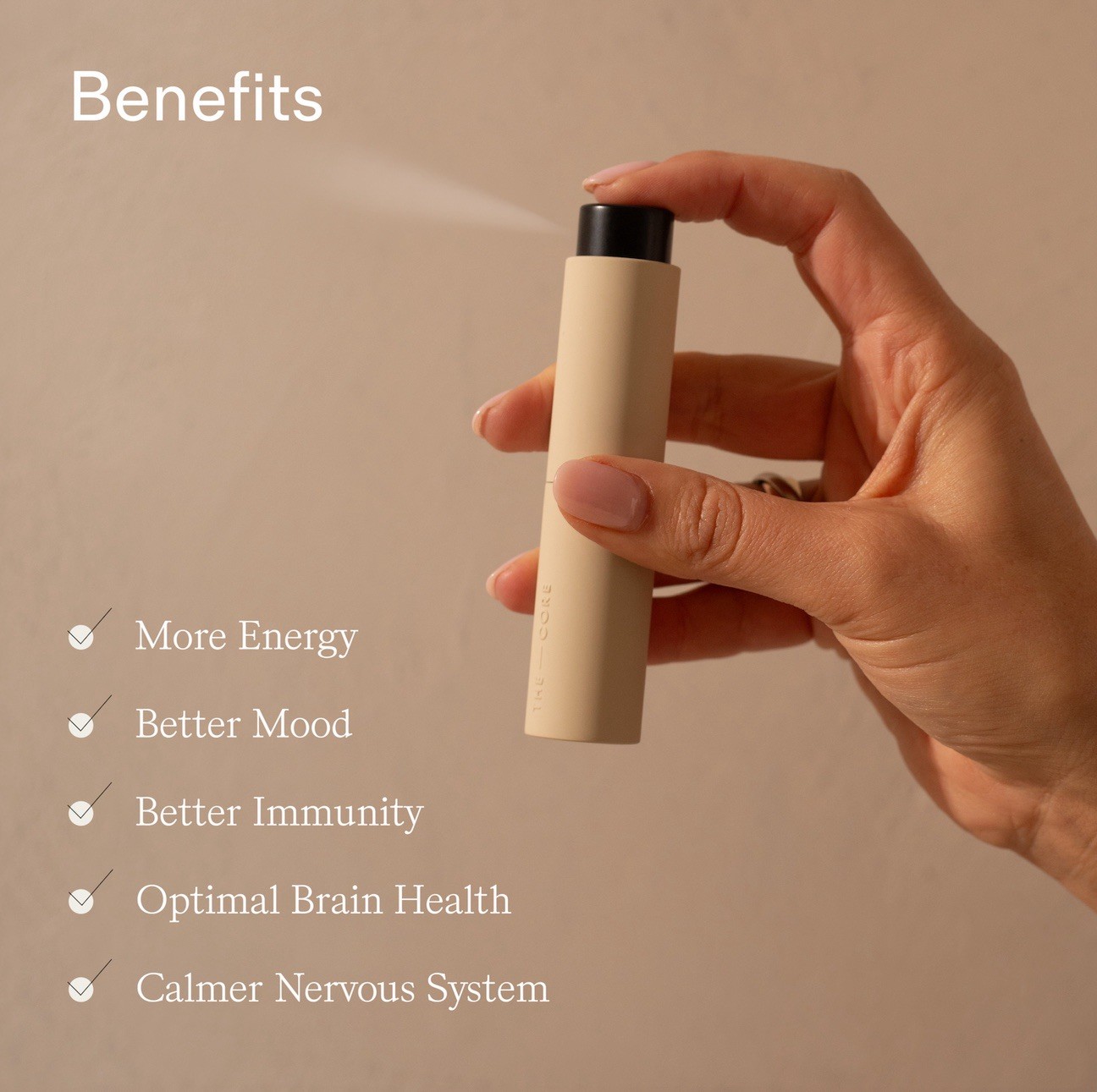 THE CORE AM+PM – The Essentials Supplement Spray – New – Expiration 12/2025