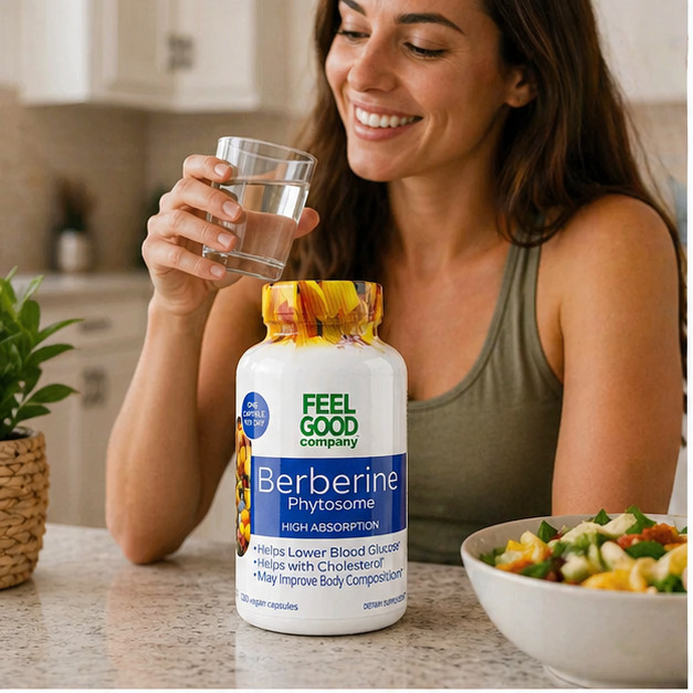FEELGOOD Berberine Phytosome, 120 Vegan Capsules