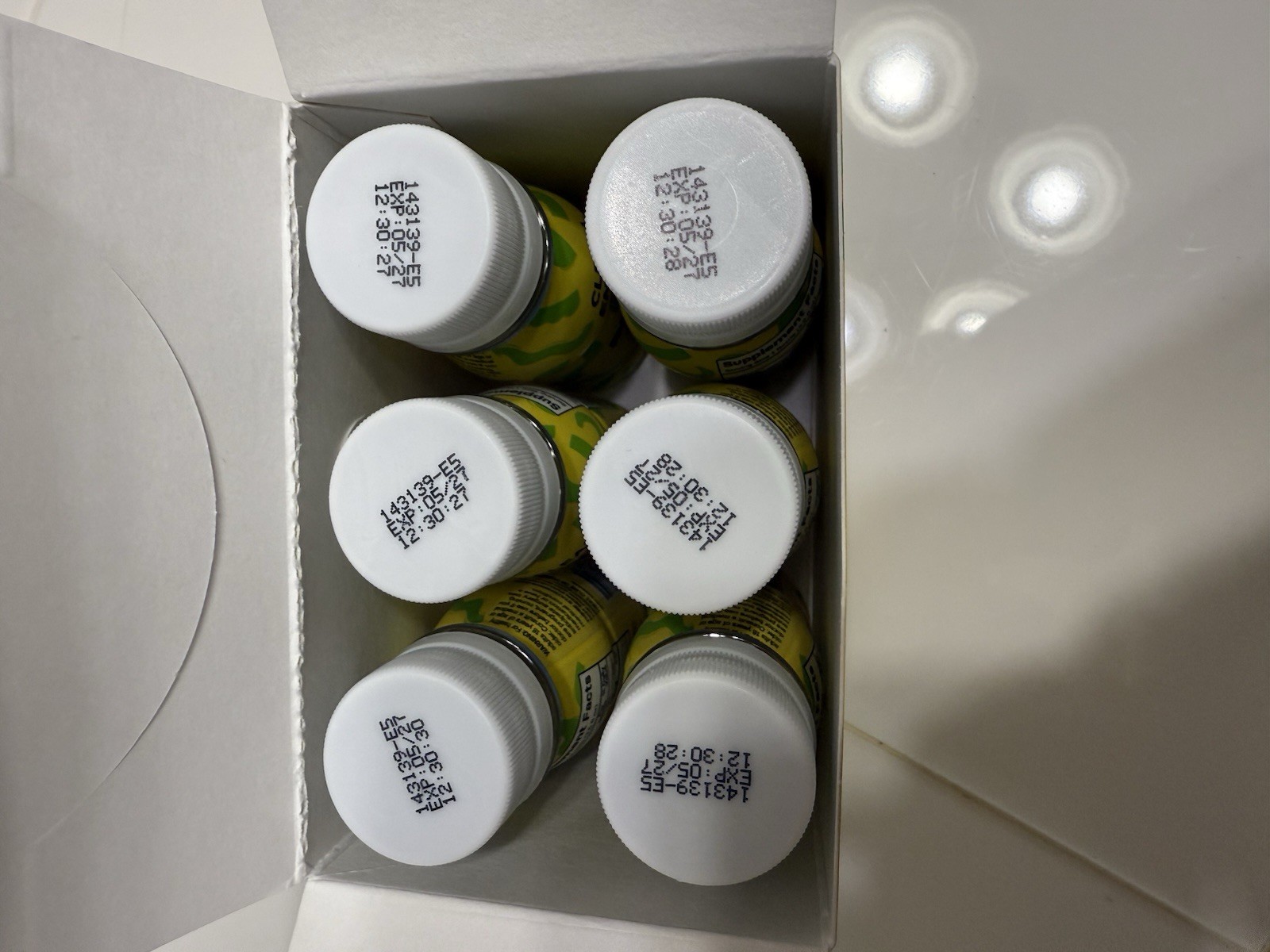 Proper Wild Vegan Energy Drink Shots Lemon Lime Box of 6 2.5oz Bottles Exp05/27