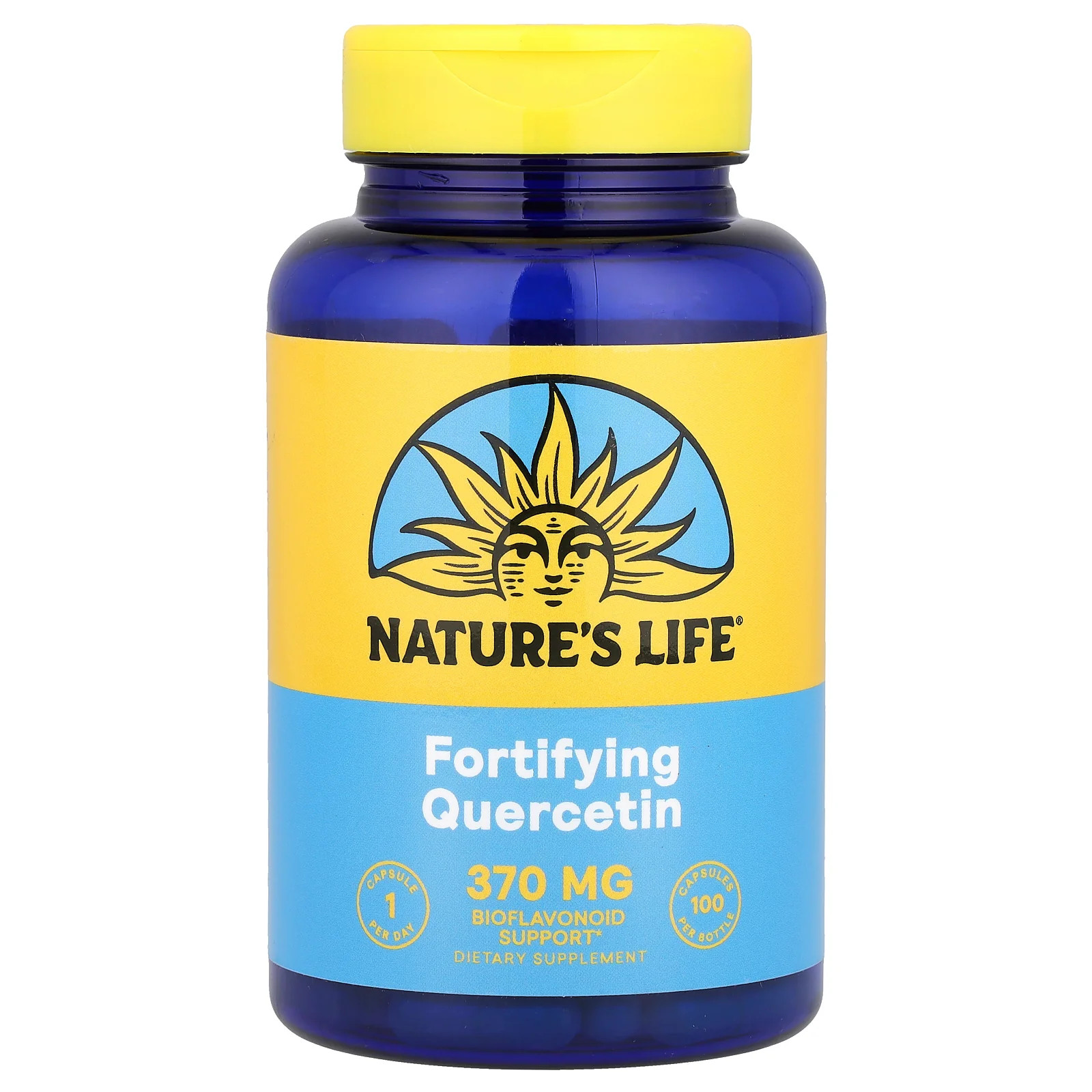 2 X Nature’s Life, Fortifying Quercetin, 370 mg, 100 Capsules