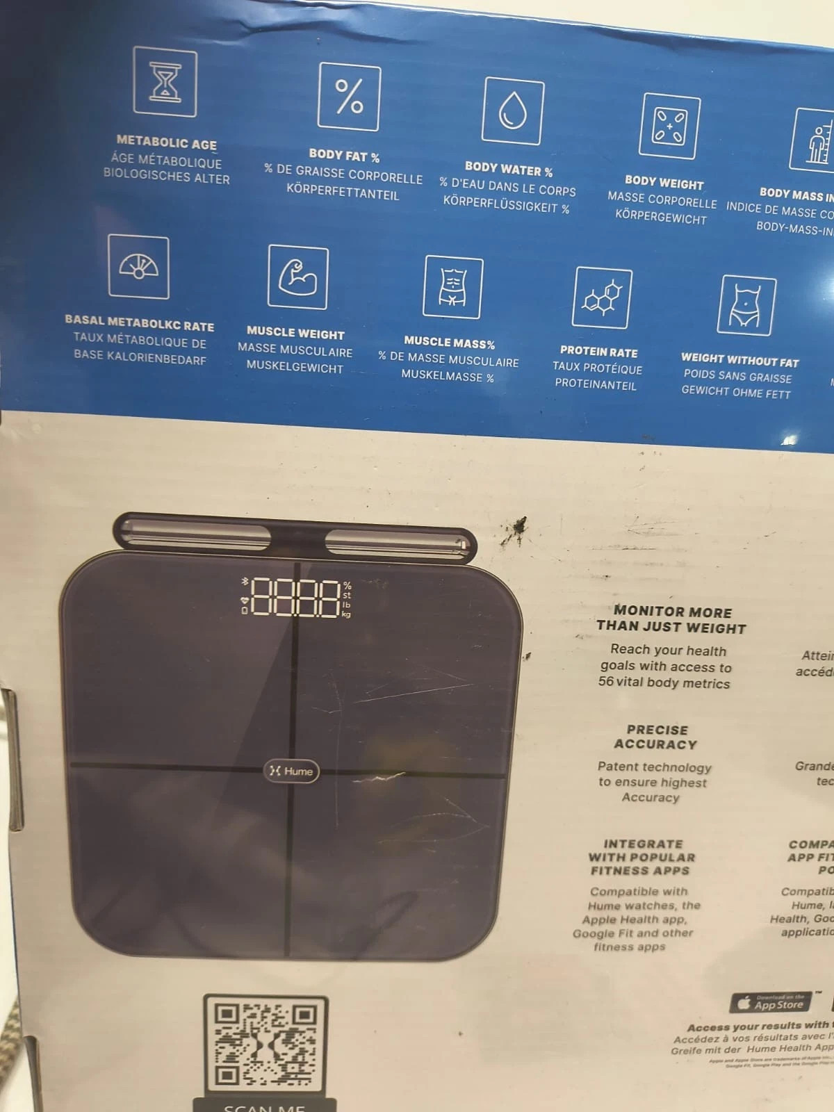 Hume Health The Body Pod Home Health Monitoring Smart Body Composition Analyzer