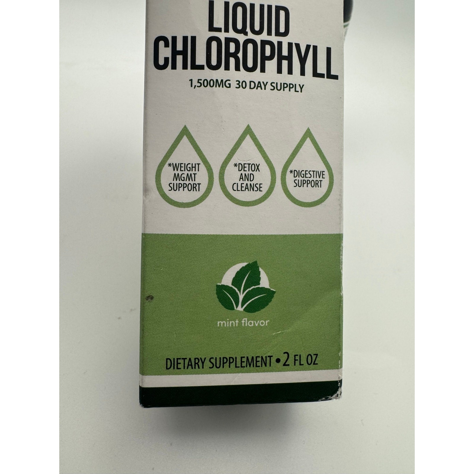 Double Wood Liquid Chlorophyll Dietary Supplements Mint Flavor 2 Oz – Exp 8/2027