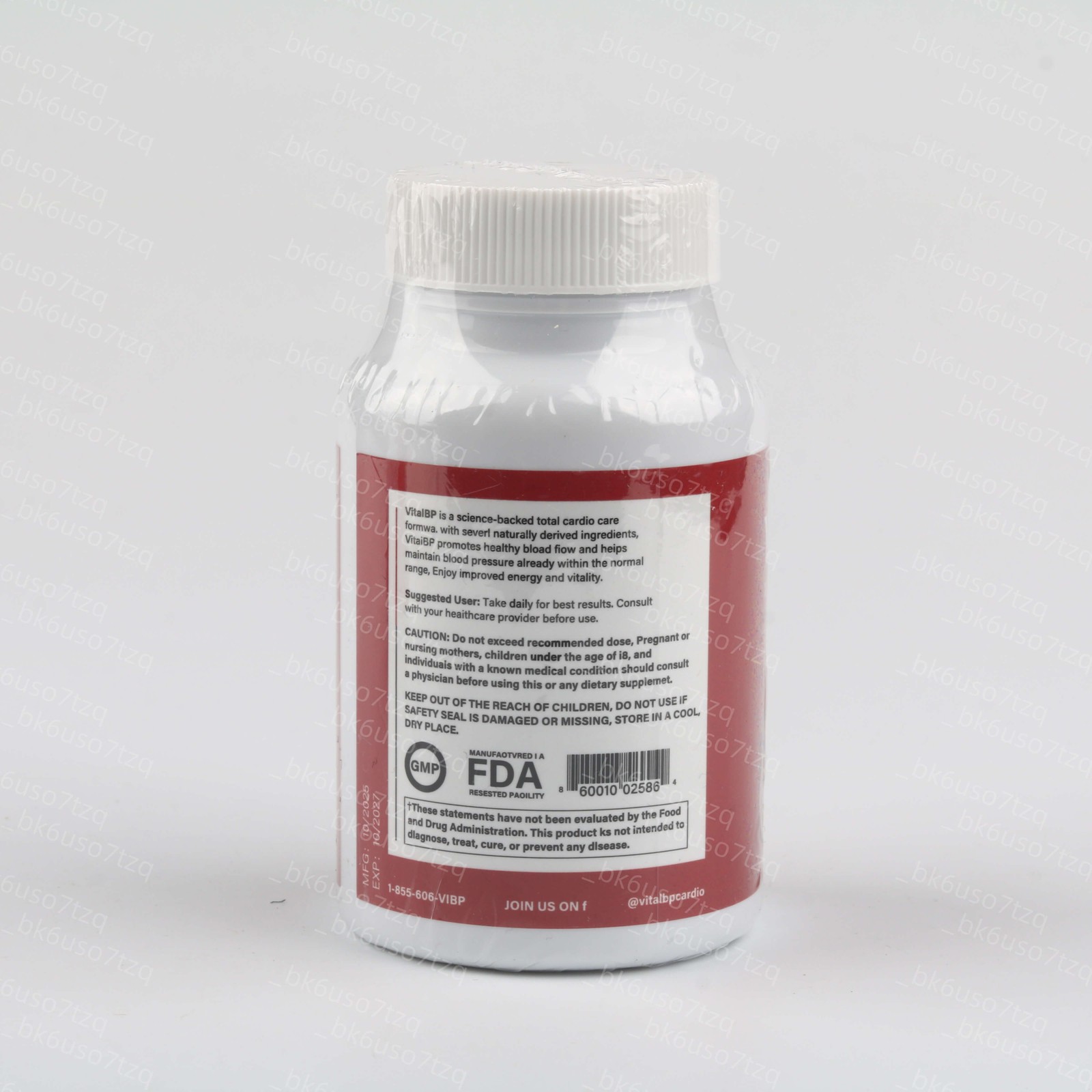1-3Pack Vital BP Advanced Blood Support Vitamin Formula VitalBP 60 Capsules