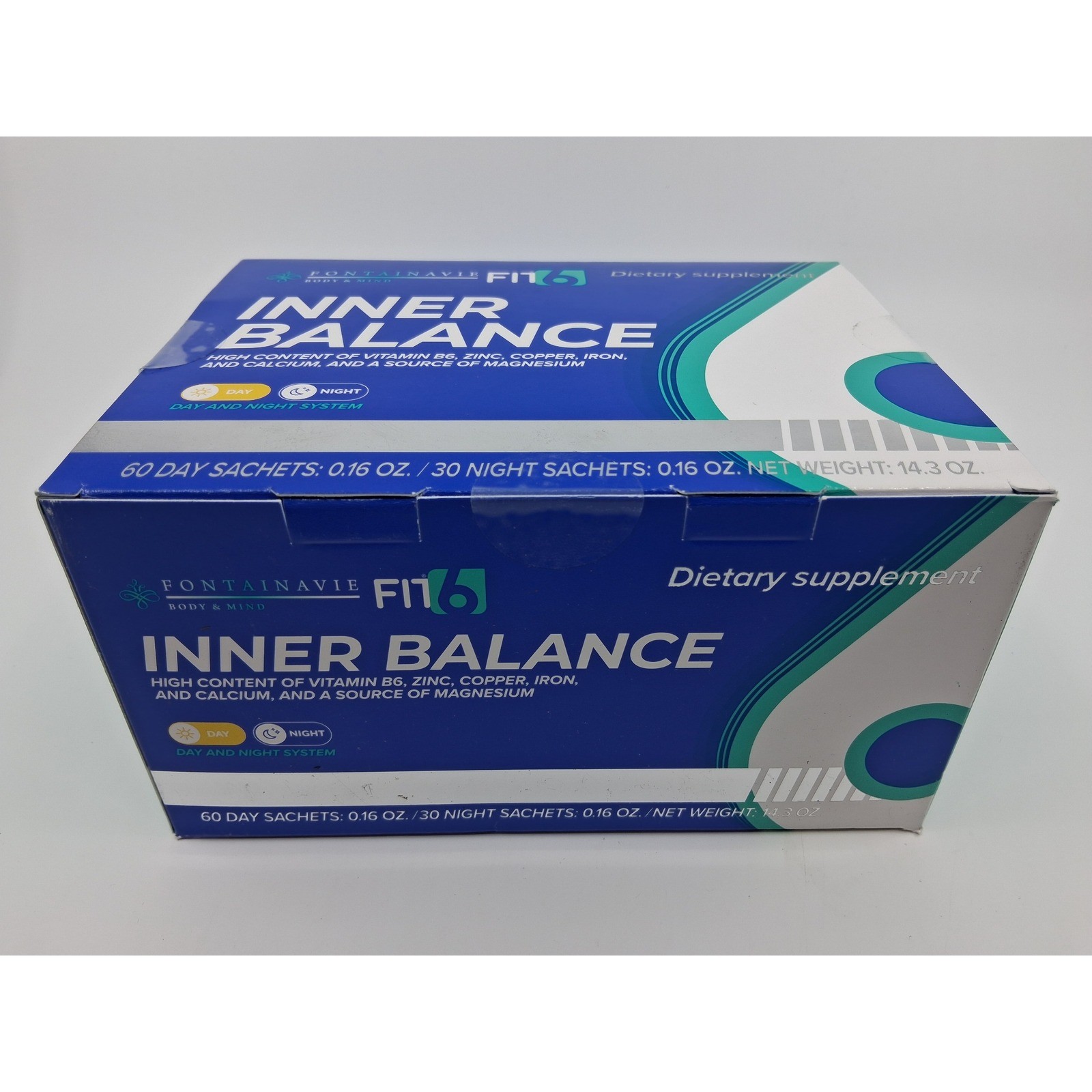 Fontainavie Inner Balance – Day & Night, Body & Mind Supplement, BB 5/2026