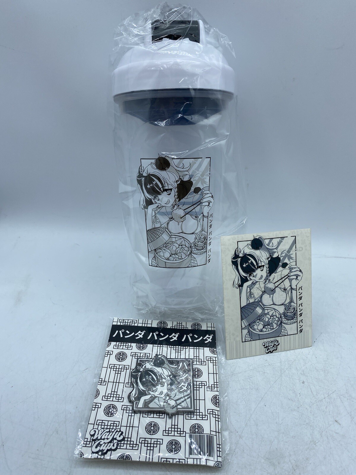 GamerSupps GG Waifu Cup S6.6: “Panda” Cup & Pin, In Hand! Ready To Ship