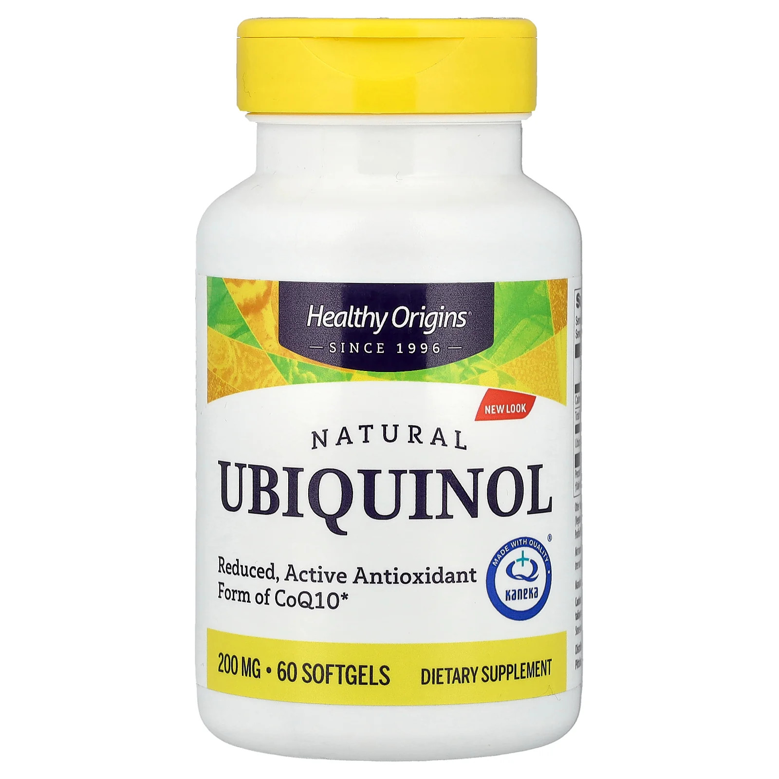 2 X Healthy Origins, Natural Ubiquinol, 200 mg, 60 Softgels