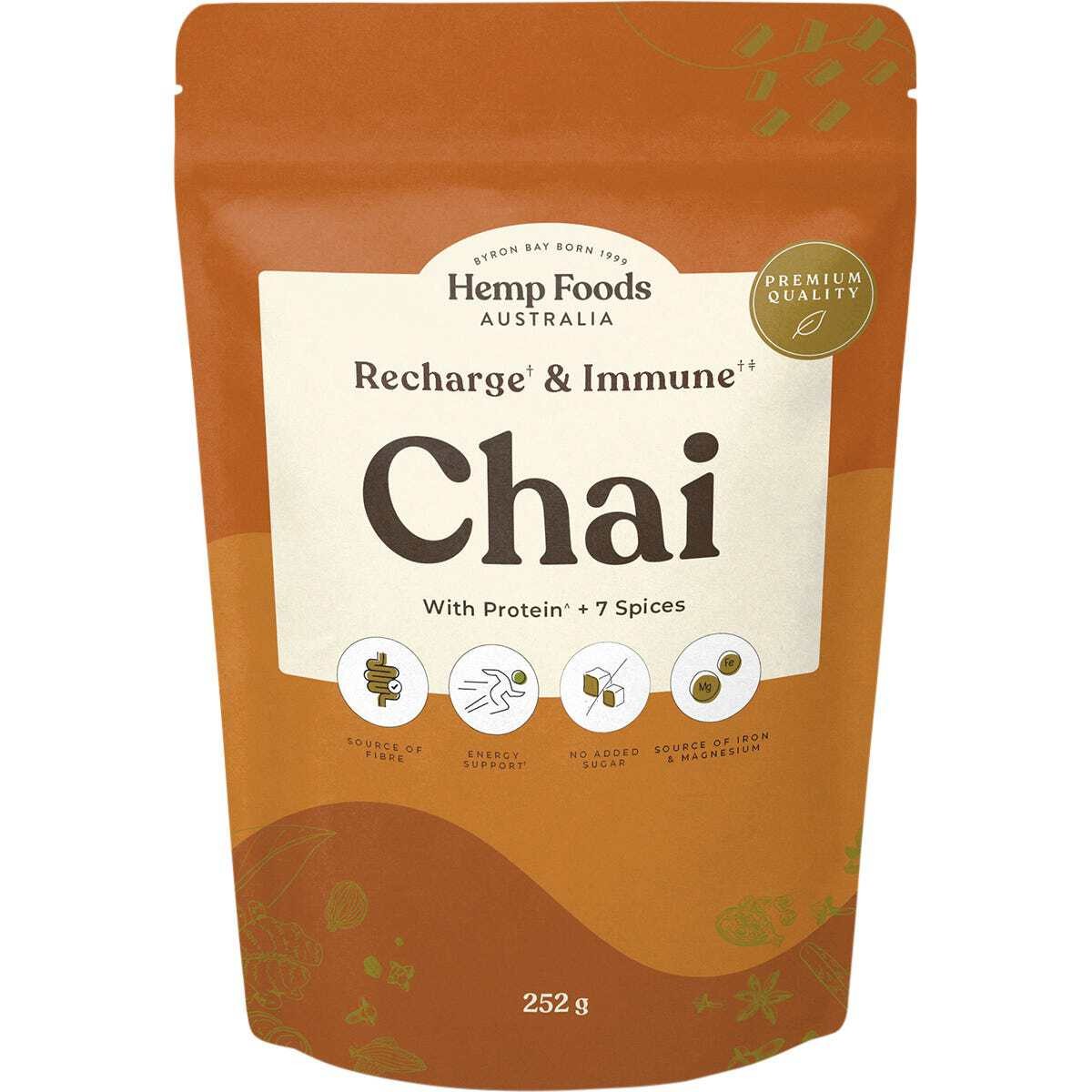 Hemp Foods Australia Chai Recharge & Immunity 252g