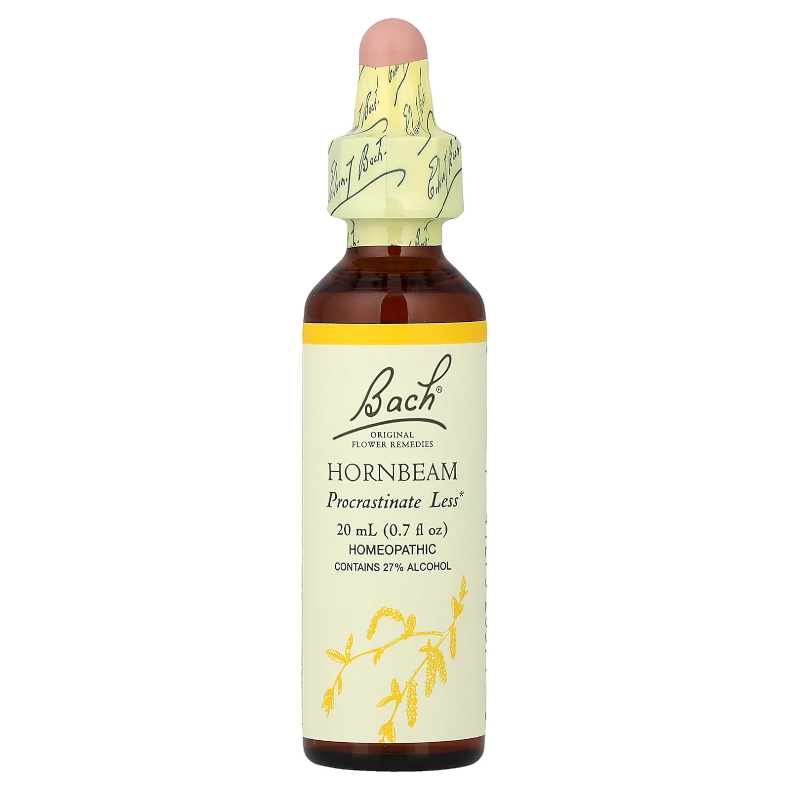 2 X Bach, Original Flower Remedies, Hornbeam, 0.7 fl oz (20 ml)