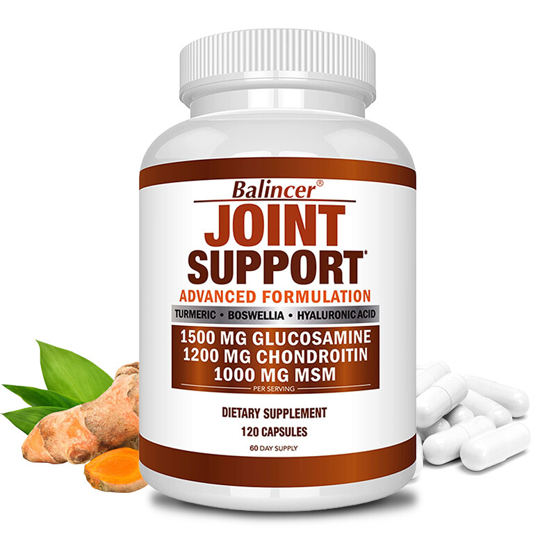 Glucosamine + Chondroitin + MSM + Curcumin + Hyaluronic Acid 120 capsules