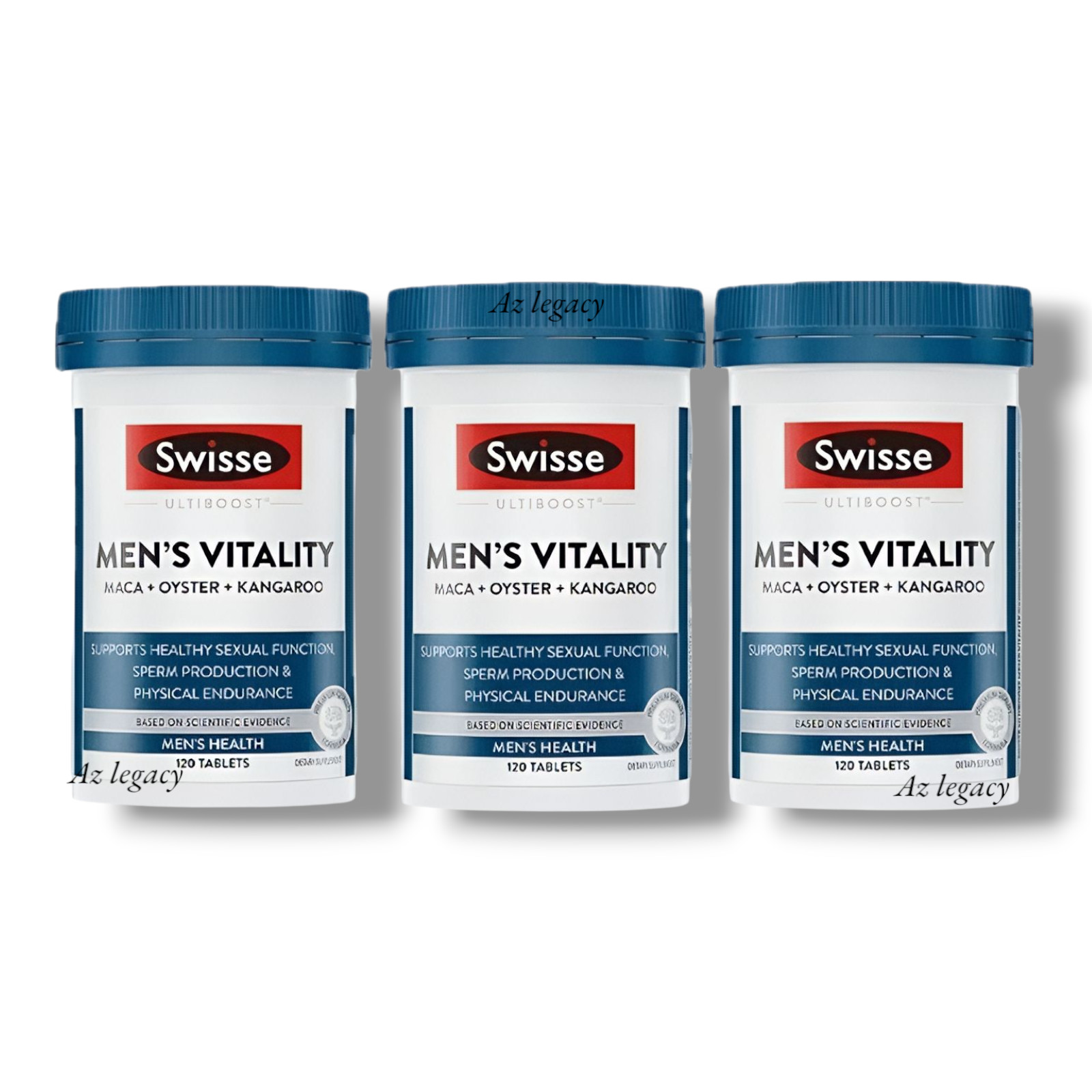 Swisse Ultiboost Men’s Vitality Maca + Oyster + Kangaroo 120 Tablets + FREE GIFT