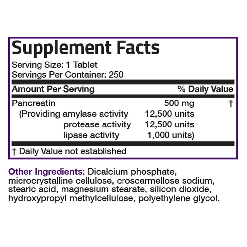 Bronson Multiple Enzymes, 250 Tablets