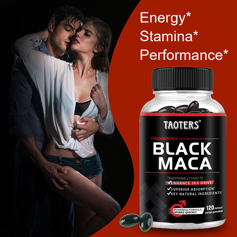 Black Maca – Natural Energy and Endurance Supplement, 30TO120 Capsules
