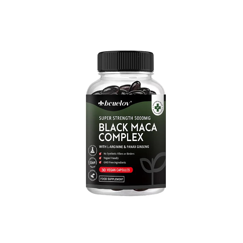 Black Maca Complex Improve Strength Enhance Athletic Performance 30-120 Pills