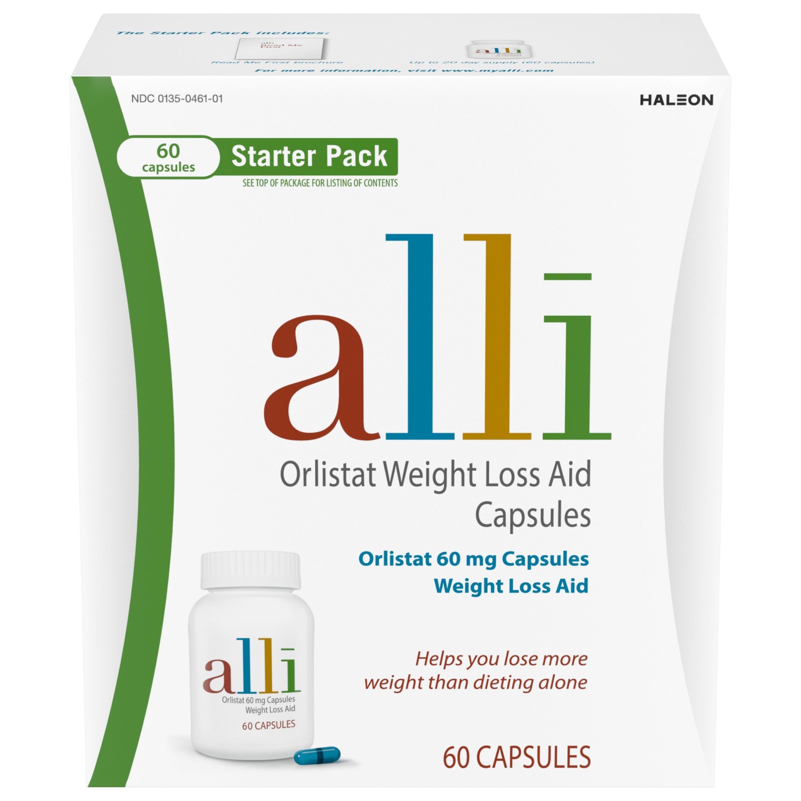 Orlistat Weight Loss Fat Blocker Diet Control Pérdida Peso Metabolismo Salud- 60