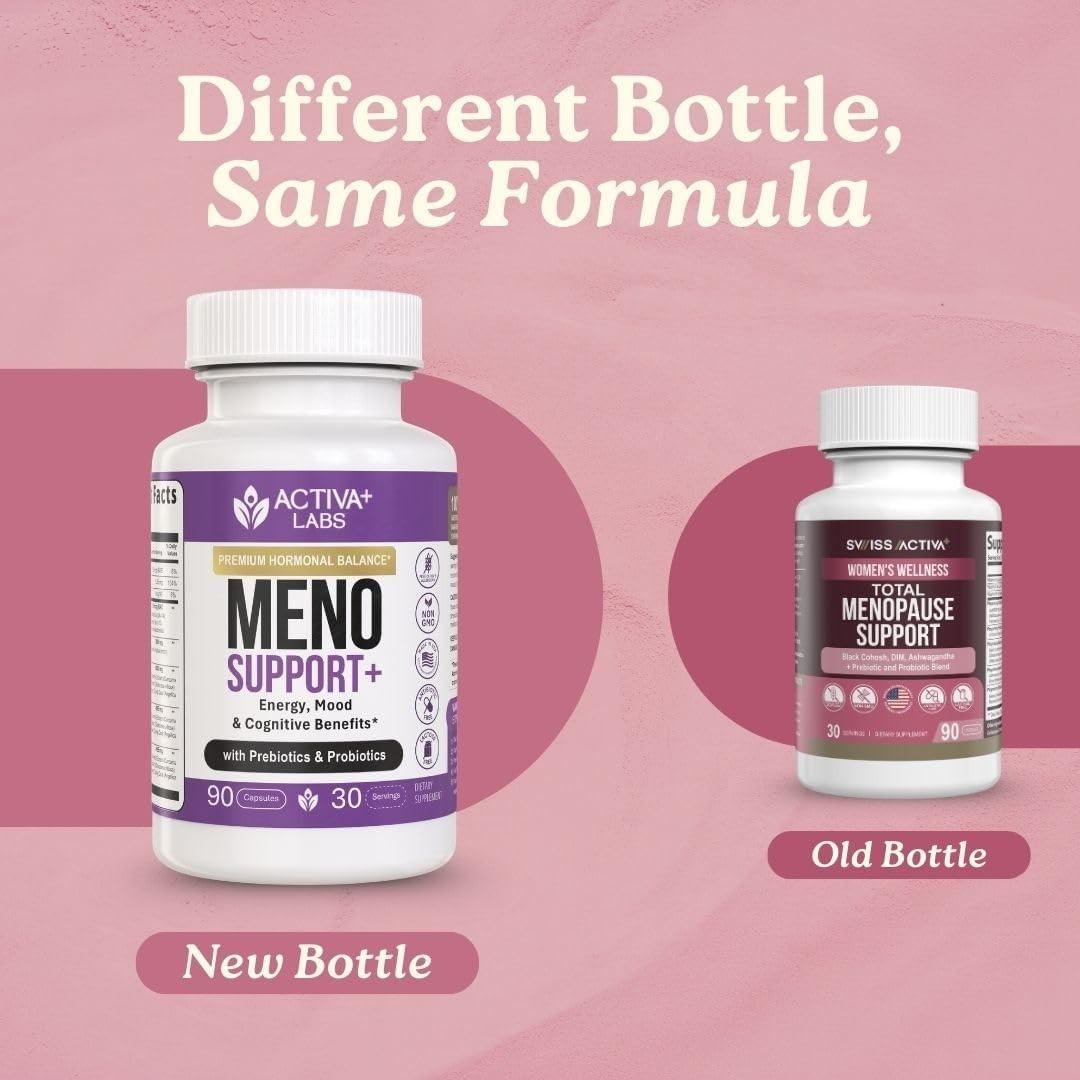 Menopause Wellness: Hormone Balance & Energy Boost Supplements – 90 Count