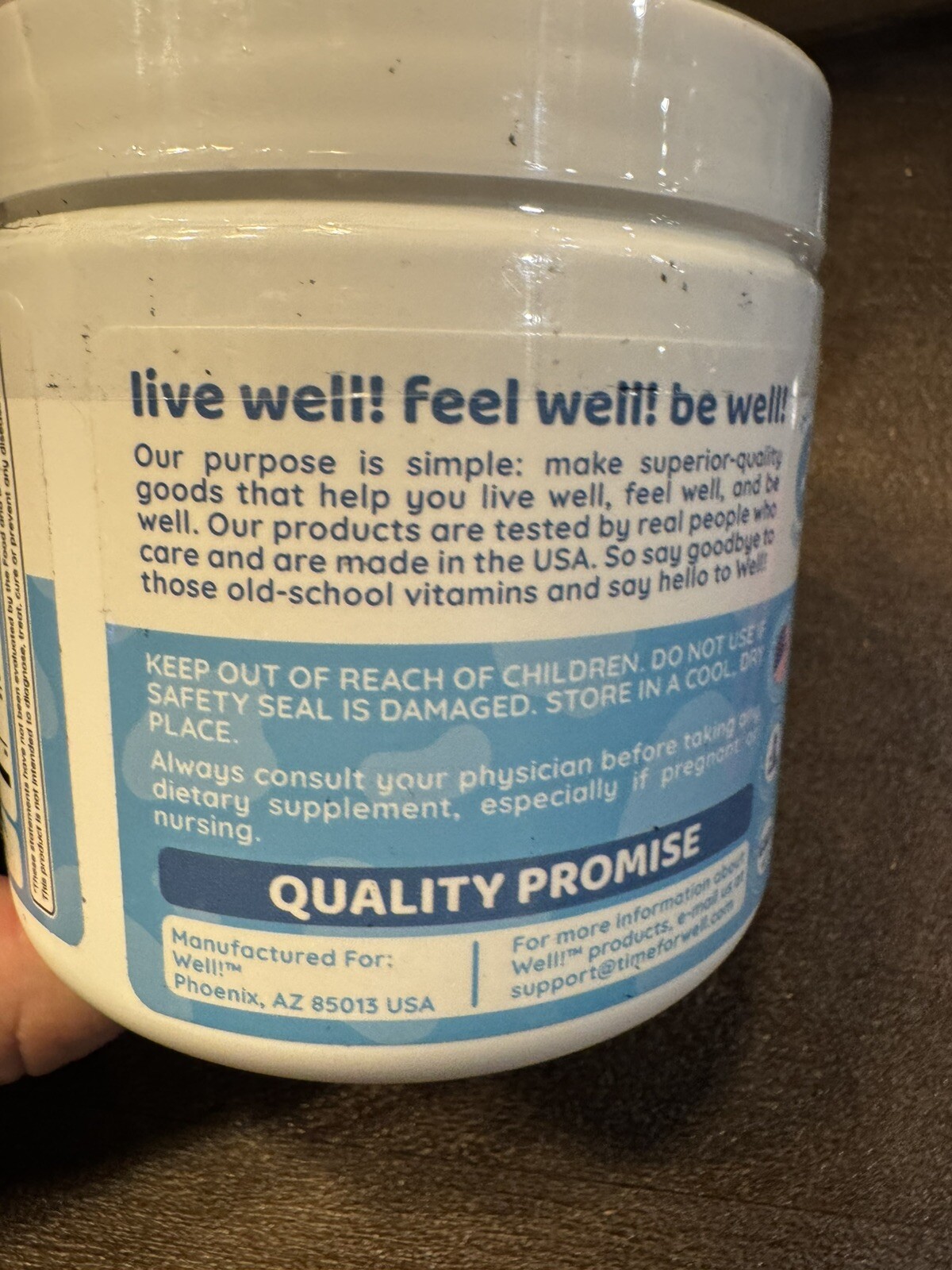 Well Bovine Colostrum Powder – Overall Wellness – 60 servings 4.6 Oz – Exp 03/26