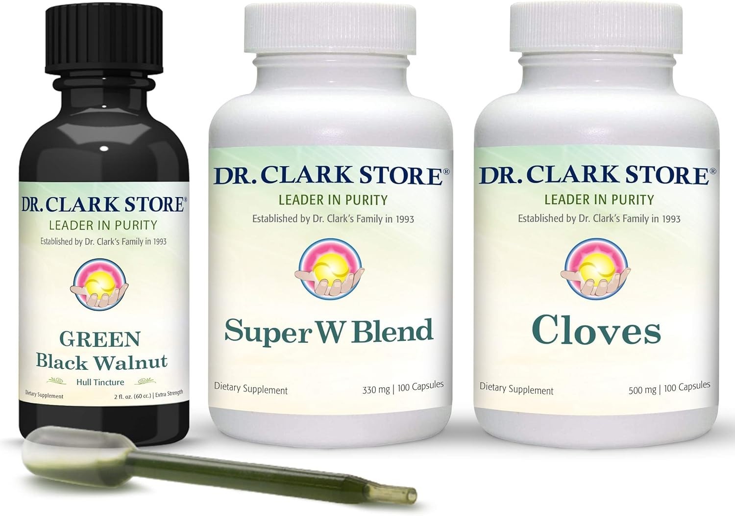 Intestine Support & Cleanse Kit with Green Tincture for Optimal Digestive Health
