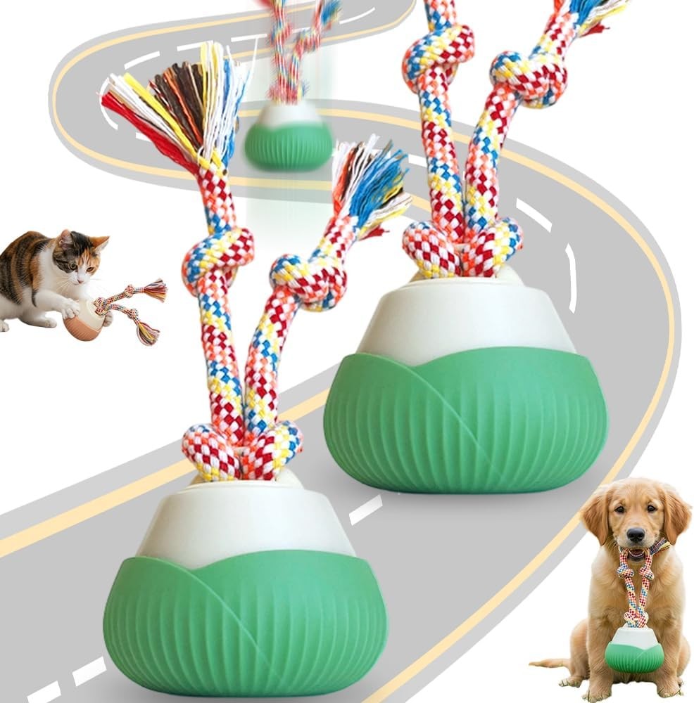 2026 New Interactive Dog Toys,Automatic Moving Interactive Cat Toy with 3 Speed