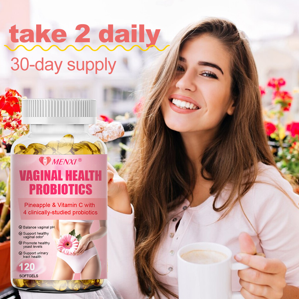 Vaginal Probiotics for Women pH Balance w/ Prebiotics Lactobacillus 120 Court