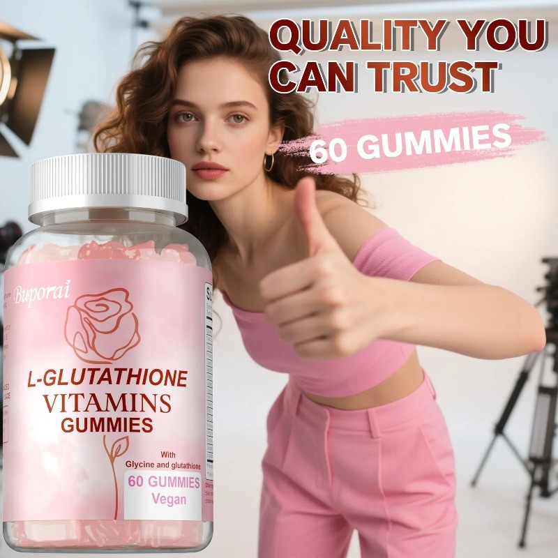 L-Glutathione Vitamin 120pcs,Wrinkle Reduction,Detoxification,Skin Elasticity