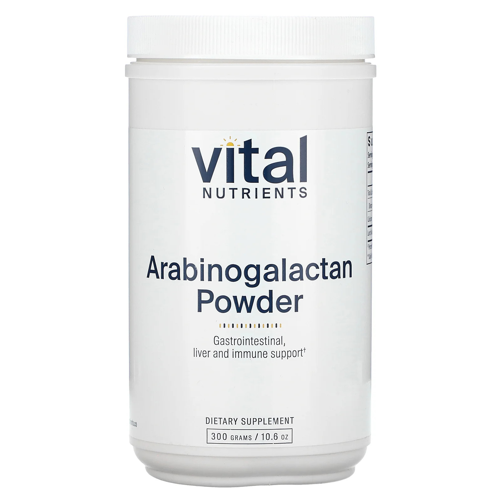 2 X Vital Nutrients, Arabinogalactan Powder, 10.6 oz (300 g)