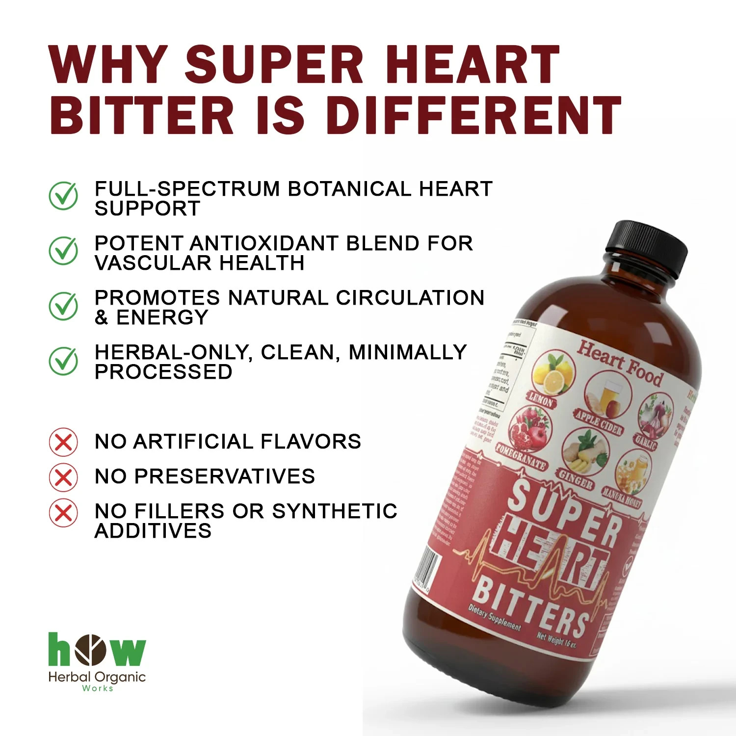 Super Heart Bitter | Cardiovascular Health & Cholesterol Support | Natural Remed