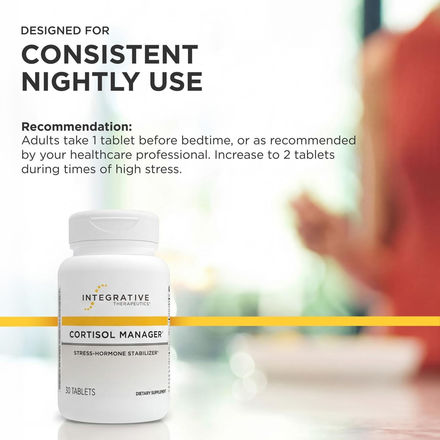 Cortisol Manager – Balance Cortisol, Support Relaxation & Sleep – Ashwagandha &