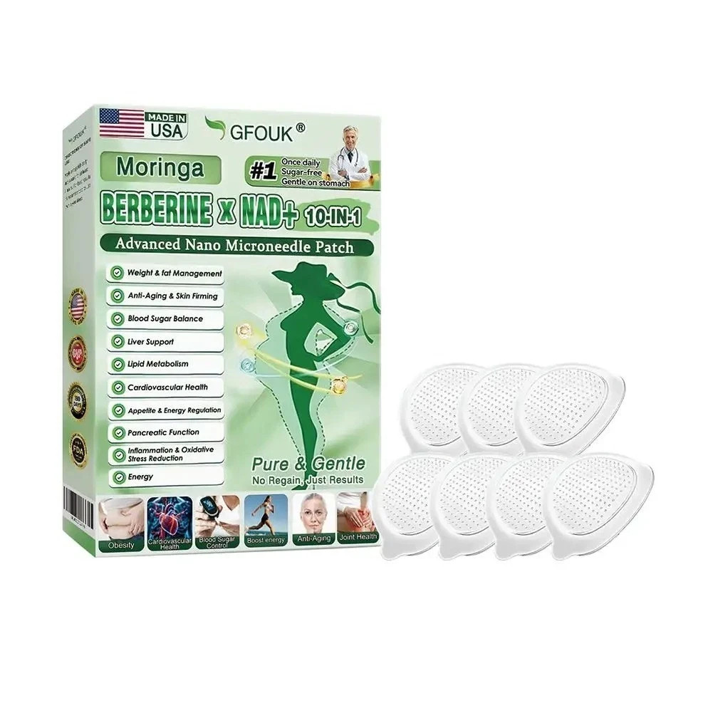 NEW GLORENDA Moringa Berberine x NAD+10-in-1 Advanced Nano Microneedle Patch